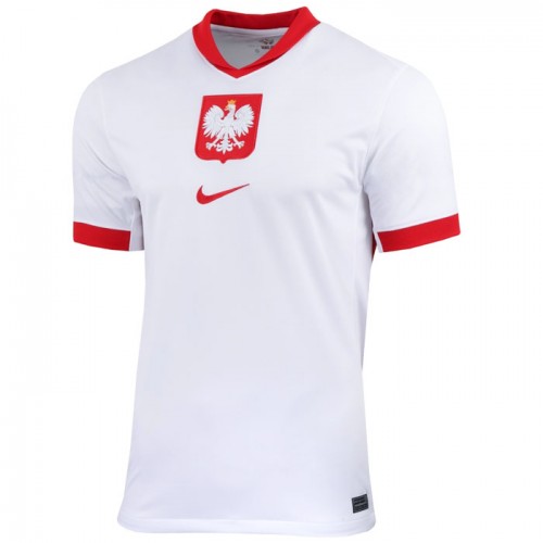 Maillot de Foot Pologne Domicile UEFA Euro 2024 Maillot de Foot Pologne Domicile UEFA Euro 2024